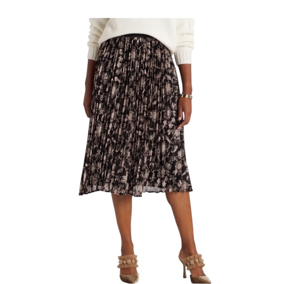 NWT‎ Sanctuary Women’s Strawberry Fields Pleated Midi Skirt Size XL - Picture 1 of 10